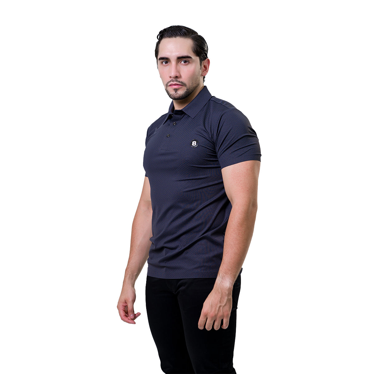 PLAYERA BARABAS CHARCOAL 5P04CHARCOAL