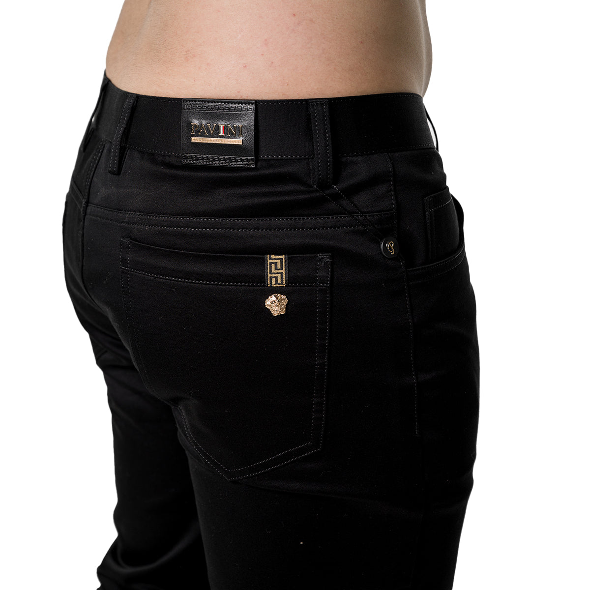 PANTALON PAVINI BLACK P1219BLACK