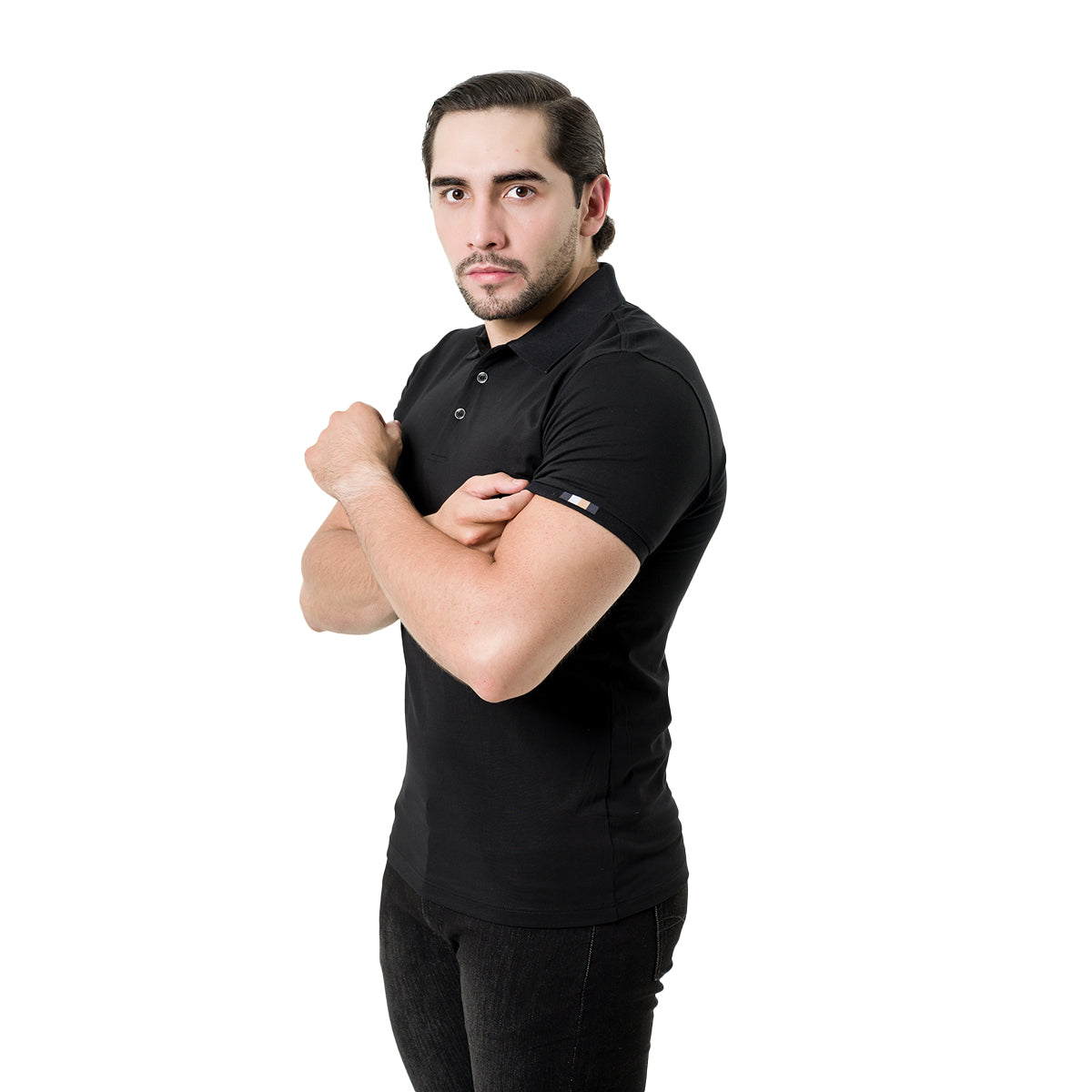 PLAYERA PAVINI BLACK P2279BLACK