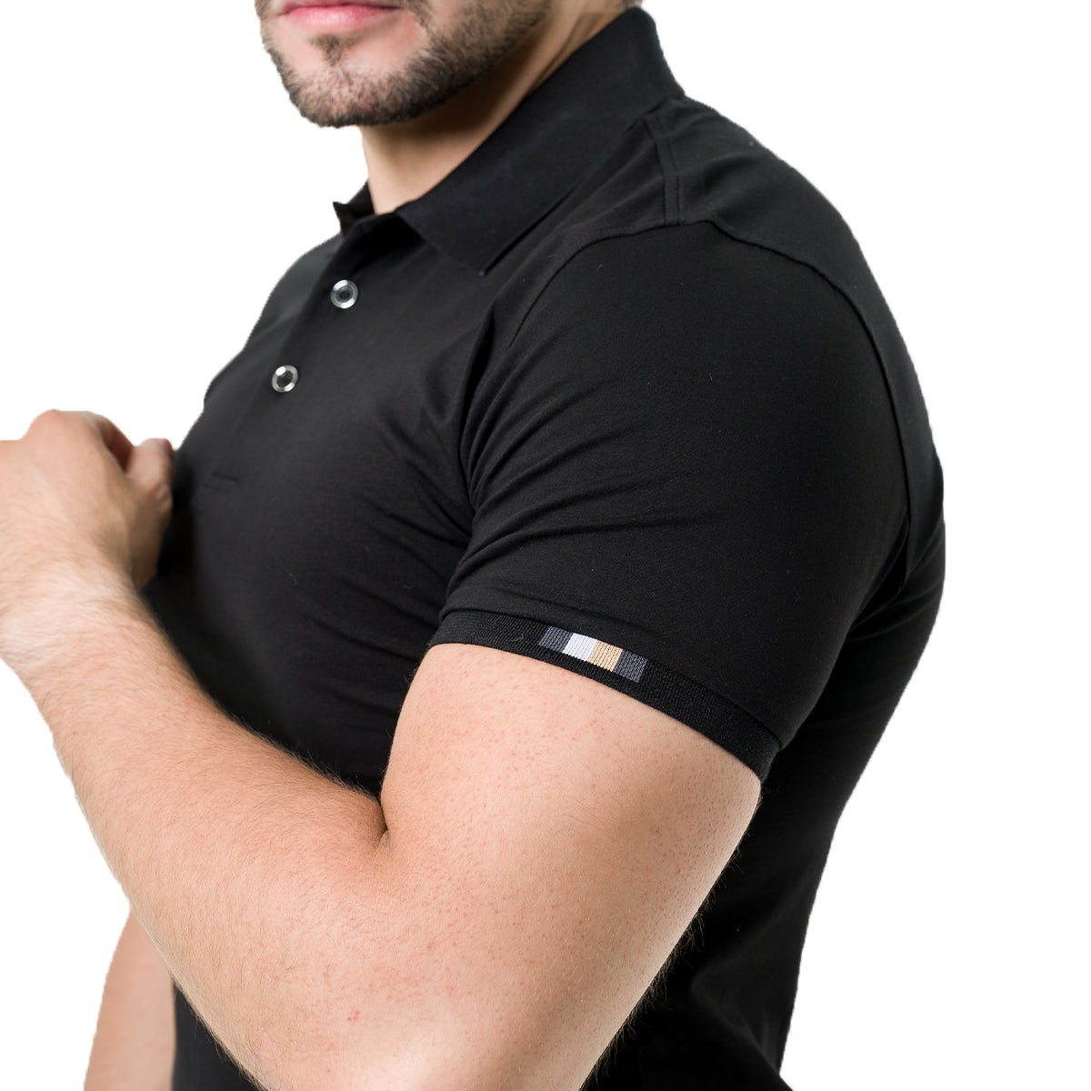 PLAYERA PAVINI BLACK P2279BLACK