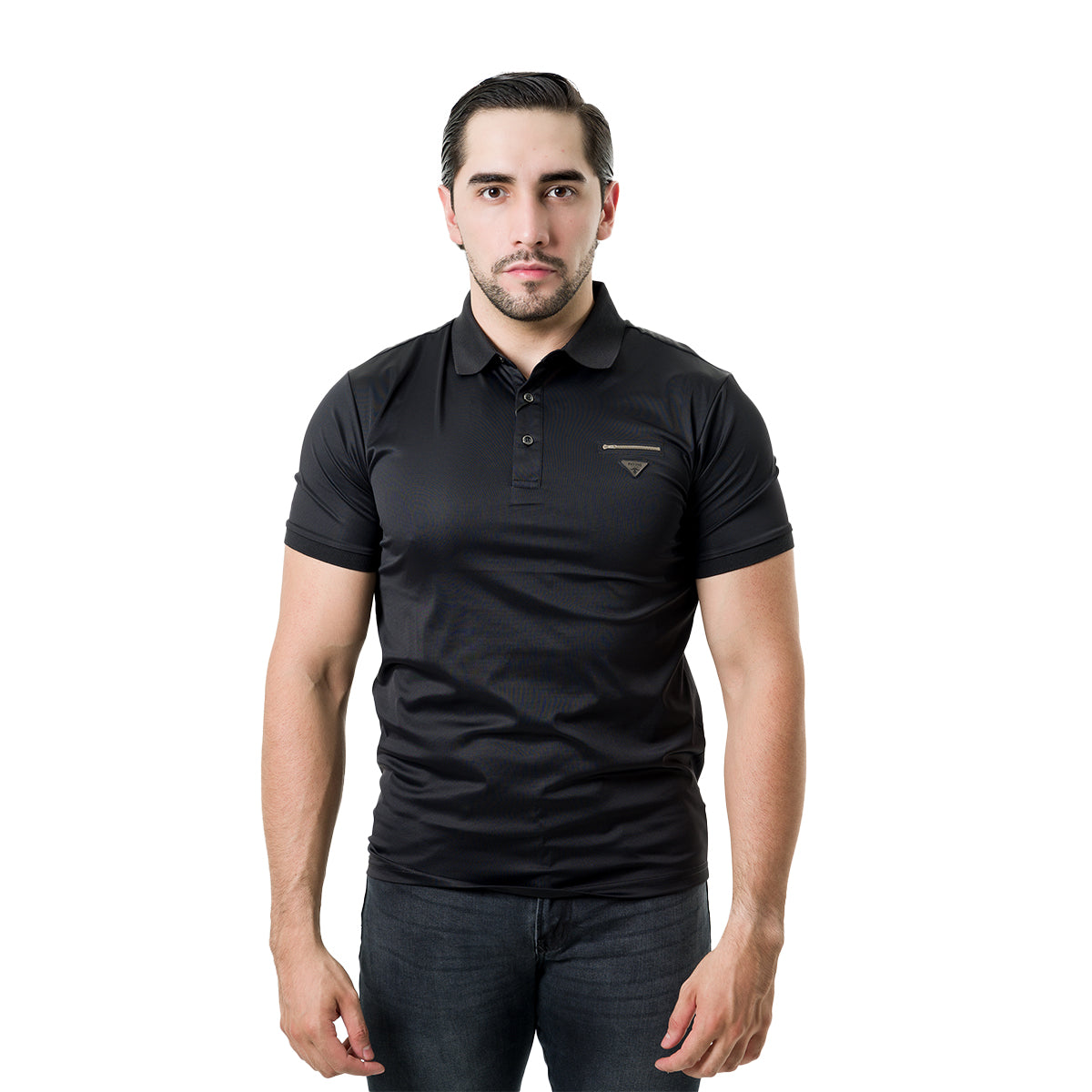 PLAYERA PAVINI BLACK P3280BLACK
