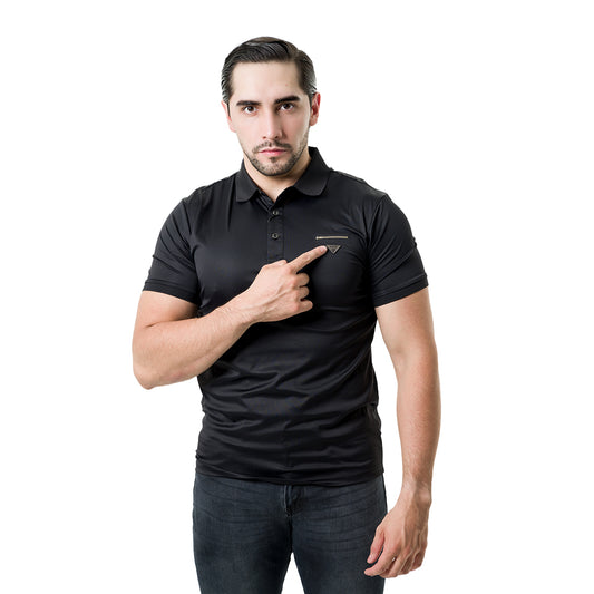 PLAYERA PAVINI BLACK P3280BLACK