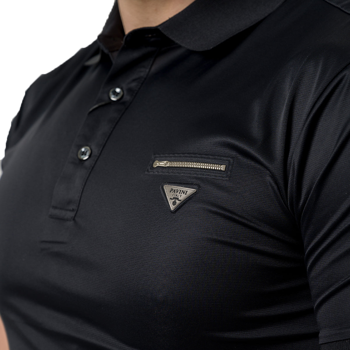 PLAYERA PAVINI BLACK P3280BLACK