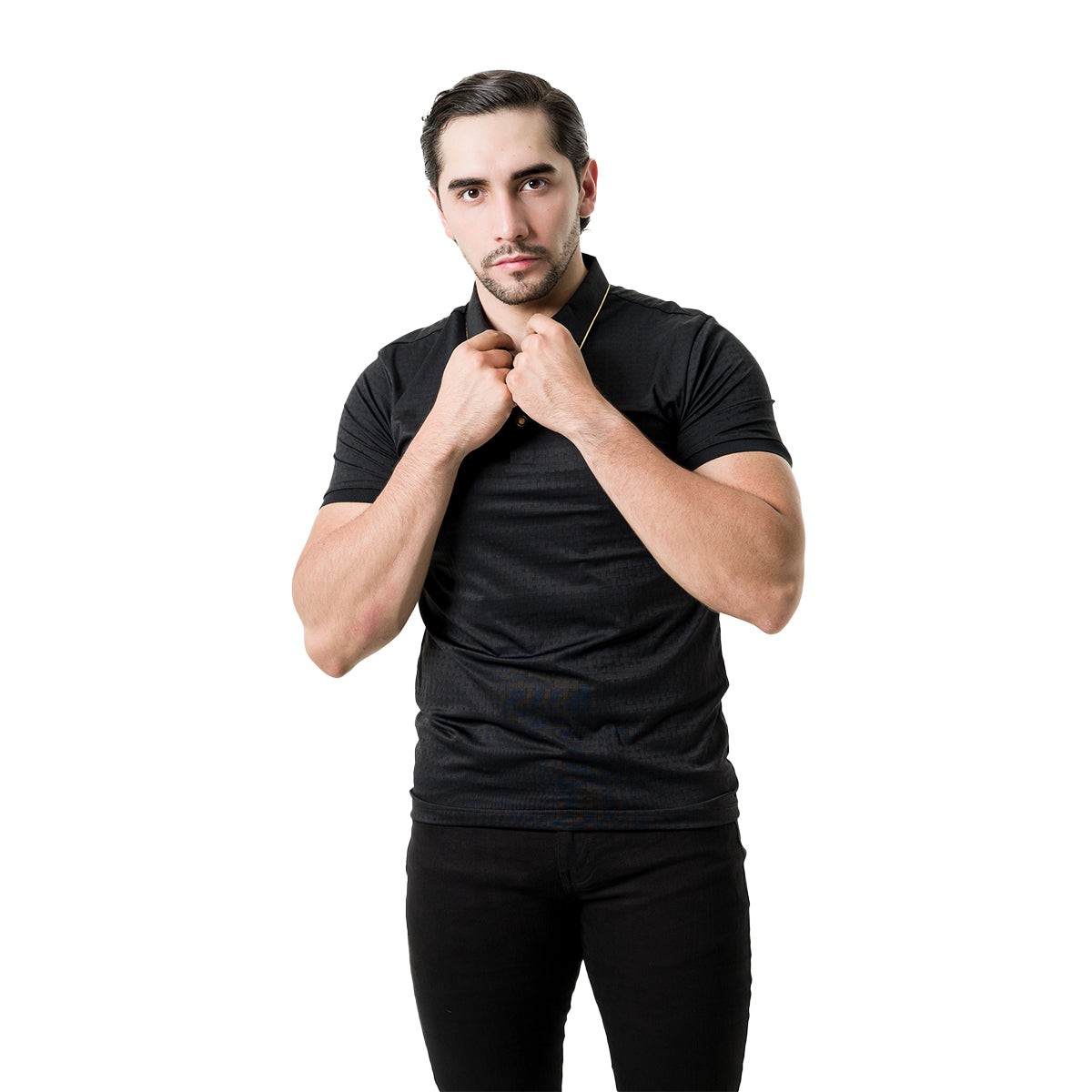 PLAYERA PAVINI BLACK P2264BLACK