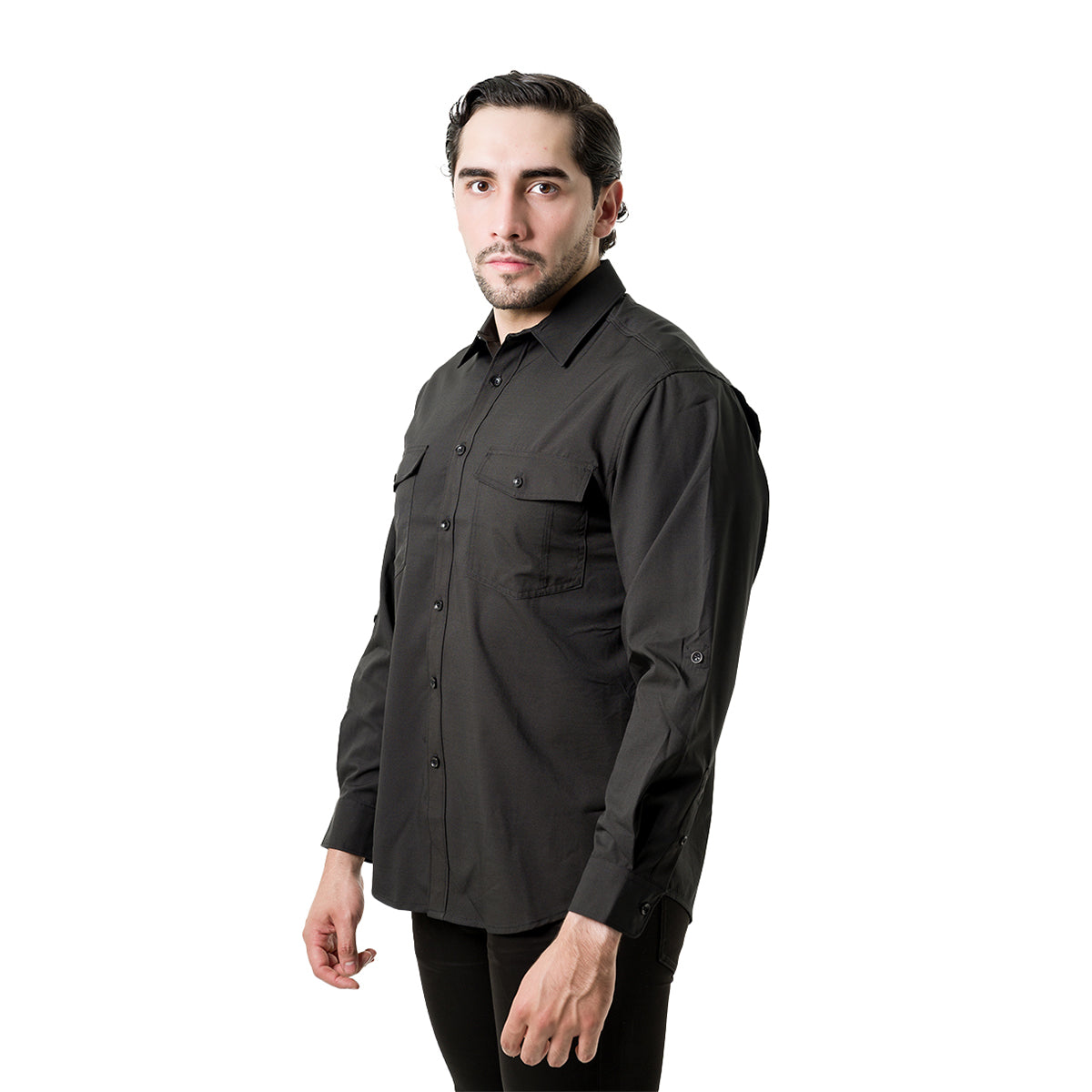 CAMISA MANGA LARGA PAVINI PVLS175BLACK