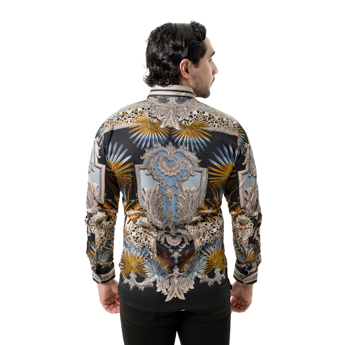 CAMISA BARABAS 3SPR437 PEDRERIA FINA