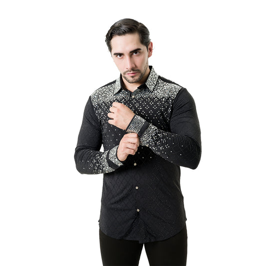 CAMISA MANGA LARGA BARABAS 5BR20BLACKSILVER