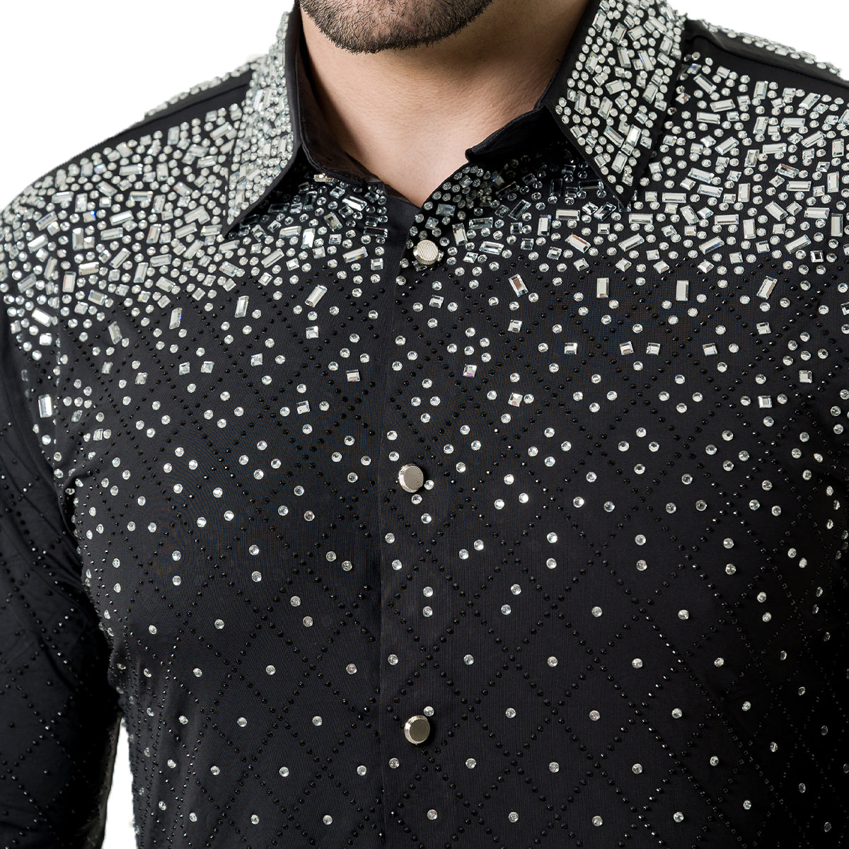 CAMISA MANGA LARGA BARABAS 5BR20BLACKSILVER