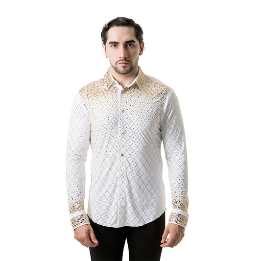 CAMISA MANGA LARGA BARABAS 5BR20WHITEGOLD