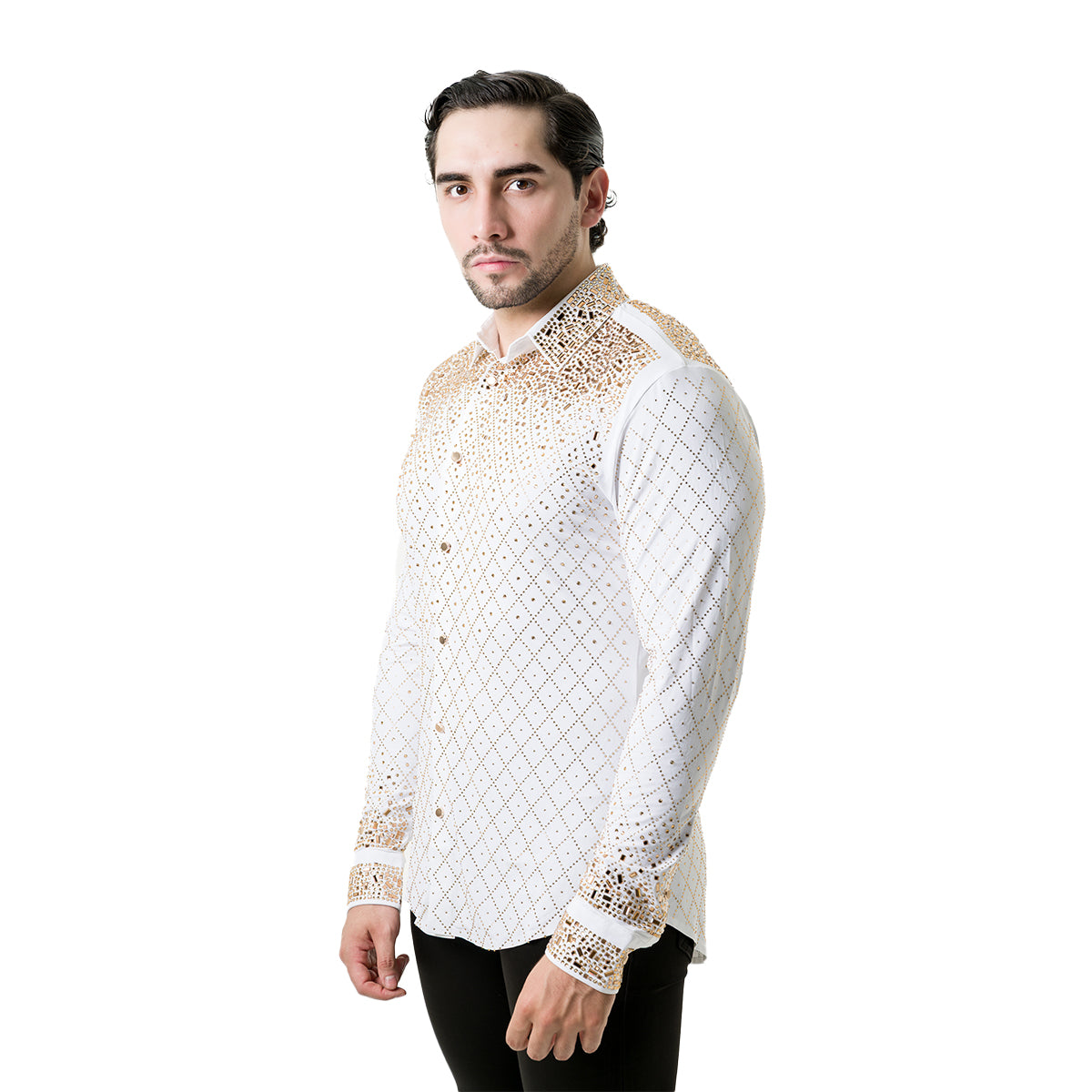 CAMISA MANGA LARGA BARABAS 5BR20WHITEGOLD