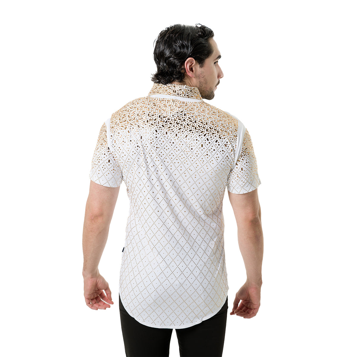 CAMISA MANGA CORTA BARABAS 5SST20WHITEGOLD