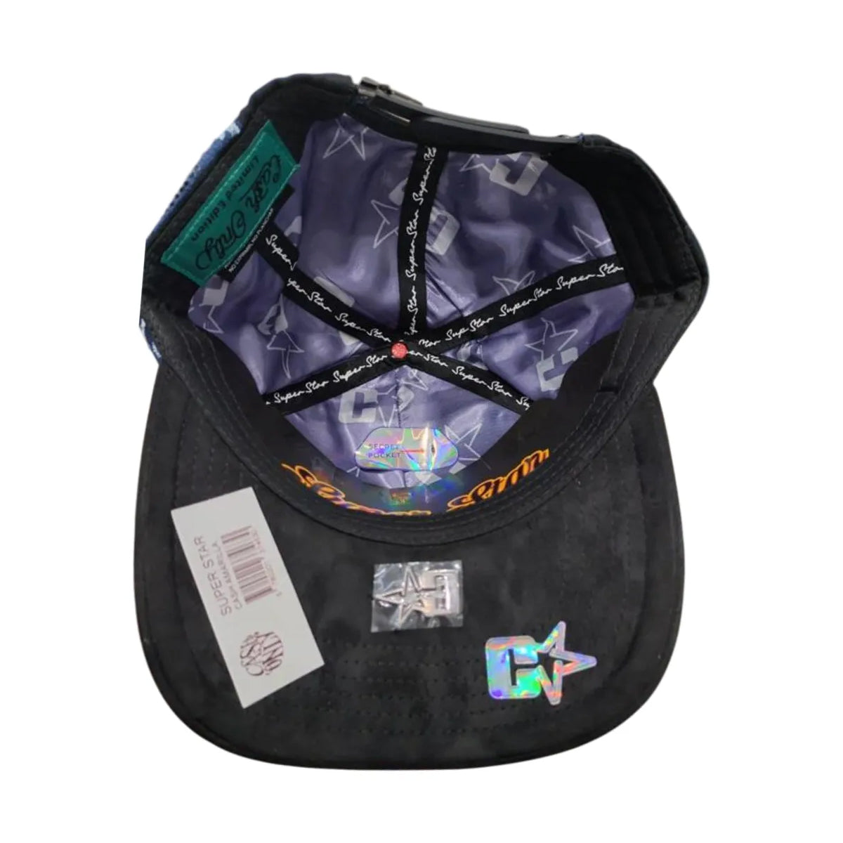 GORRA CASH ONLY SUPER STAR CLUB IN ORANGE