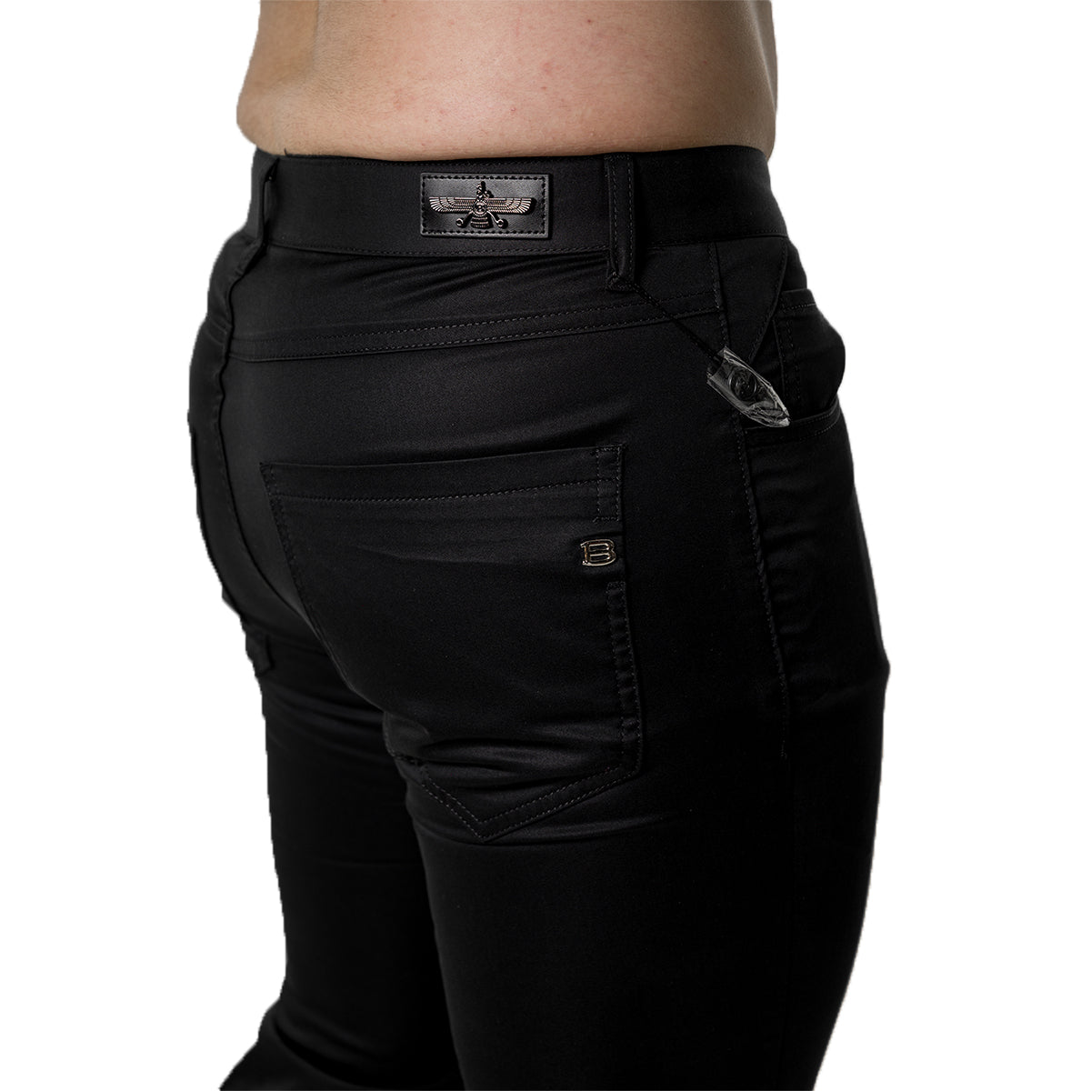 PANTALON PAVINI BLACK 5CP01BLACK