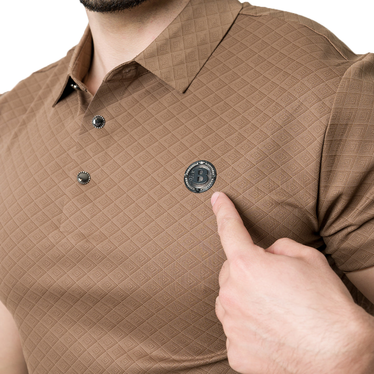 PLAYERA BARABAS BROWN 5P16BROWN