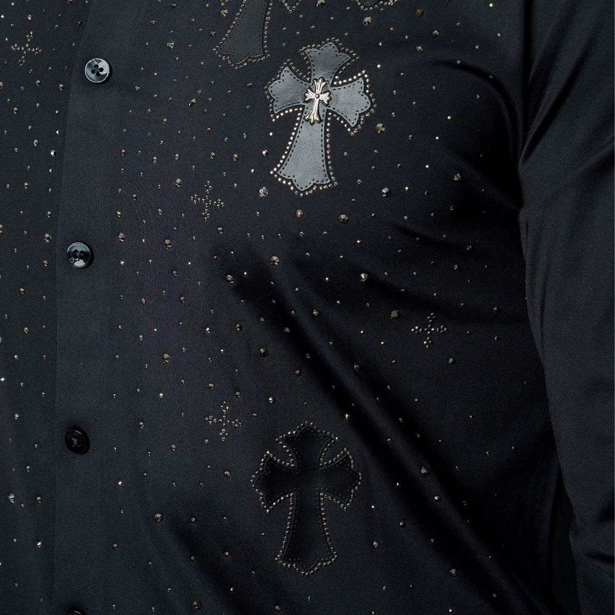 CAMISA MANGA LARGA PAVINI BLACK 66037BLACK