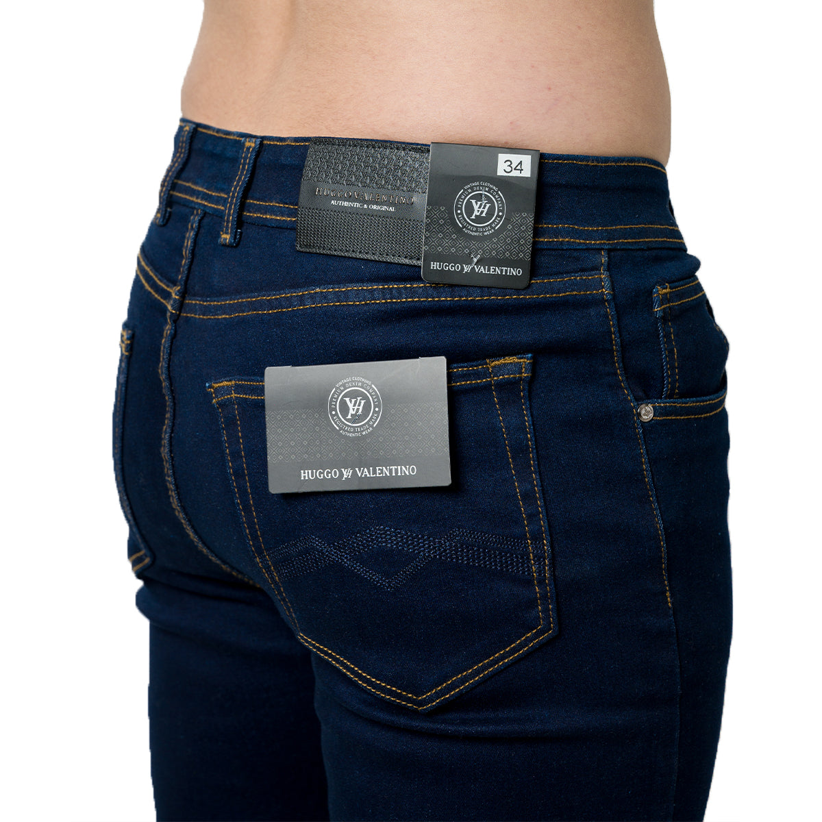 PANTALÓN HUGO VALENTINO HVM123NAVY