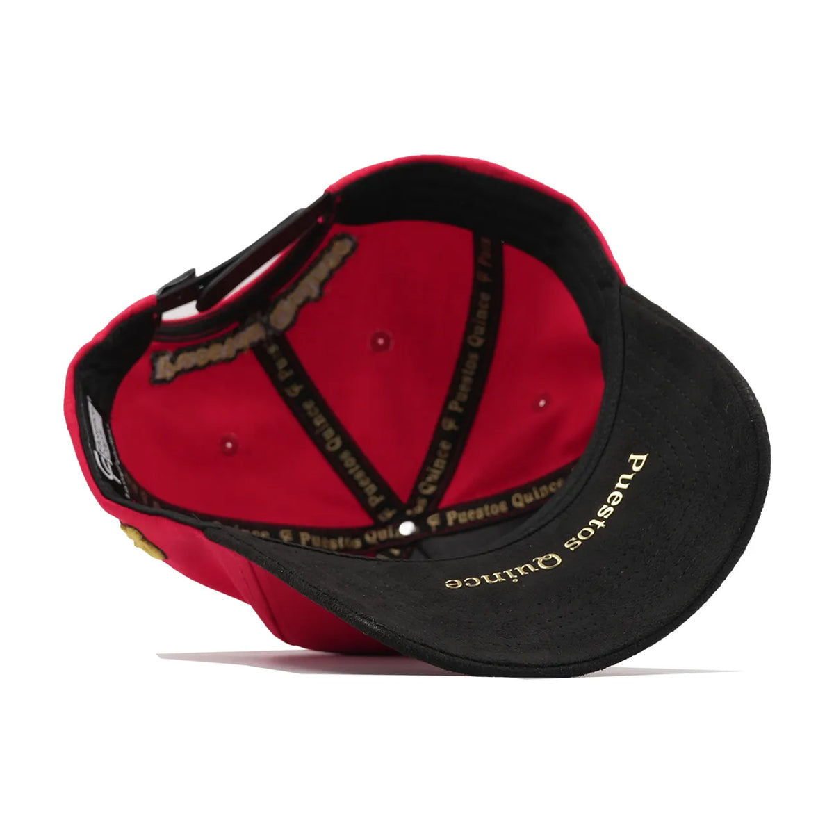 GORRA FLORENCE CAPS PUESTOS QUINCE ROJA GALLO DORADO
