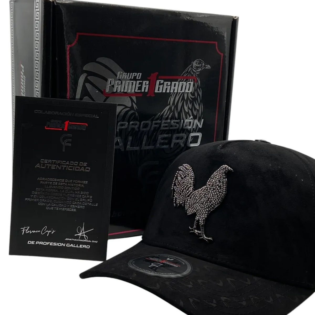 GORRA FLORENCE CAPS DE PROFESIÓN GALLERO PEDRERIA