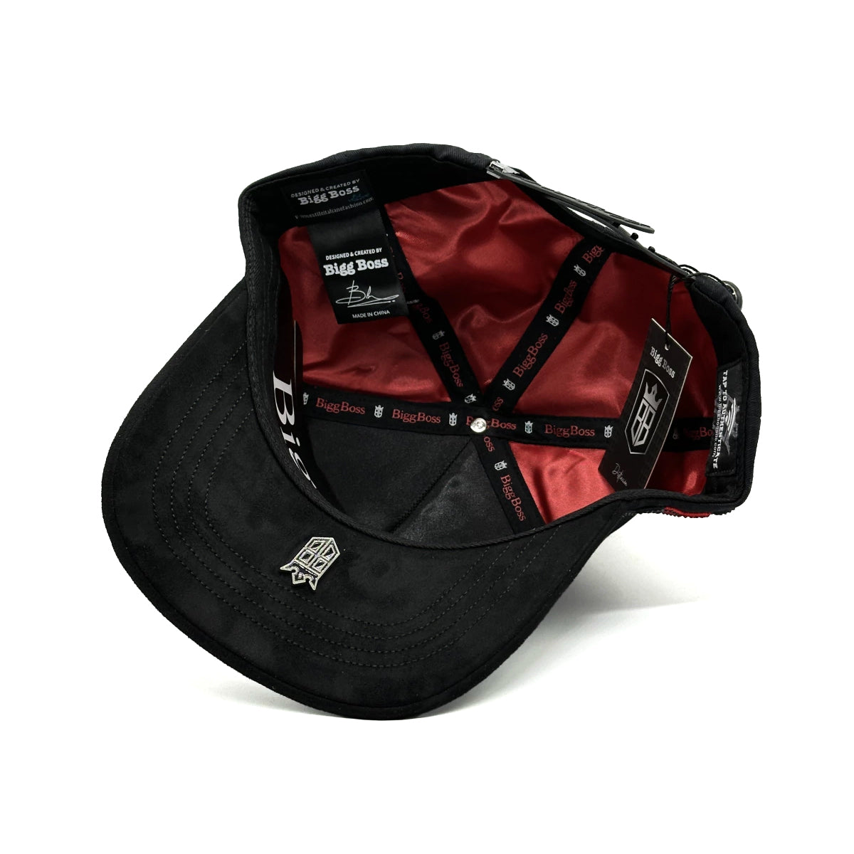GORRA BIG BOSS SEMICURVA AMIRI RED BLACK