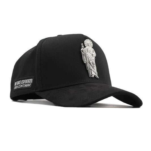 GORRA FLORENCE CAPS SAN JUDAS BLACK/SILVER