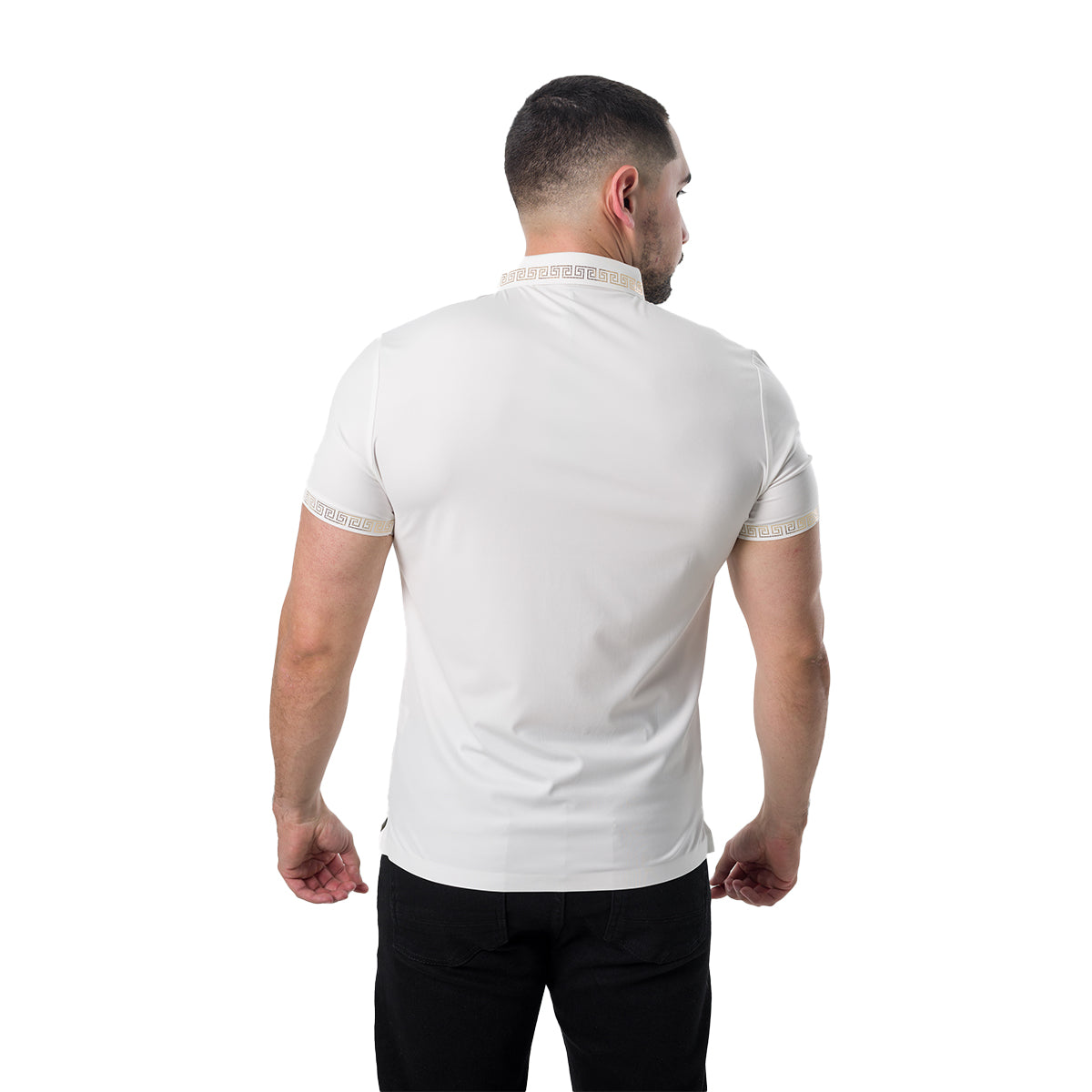 PLAYERA BAROCCO WHITE PS527WHITEGOLD