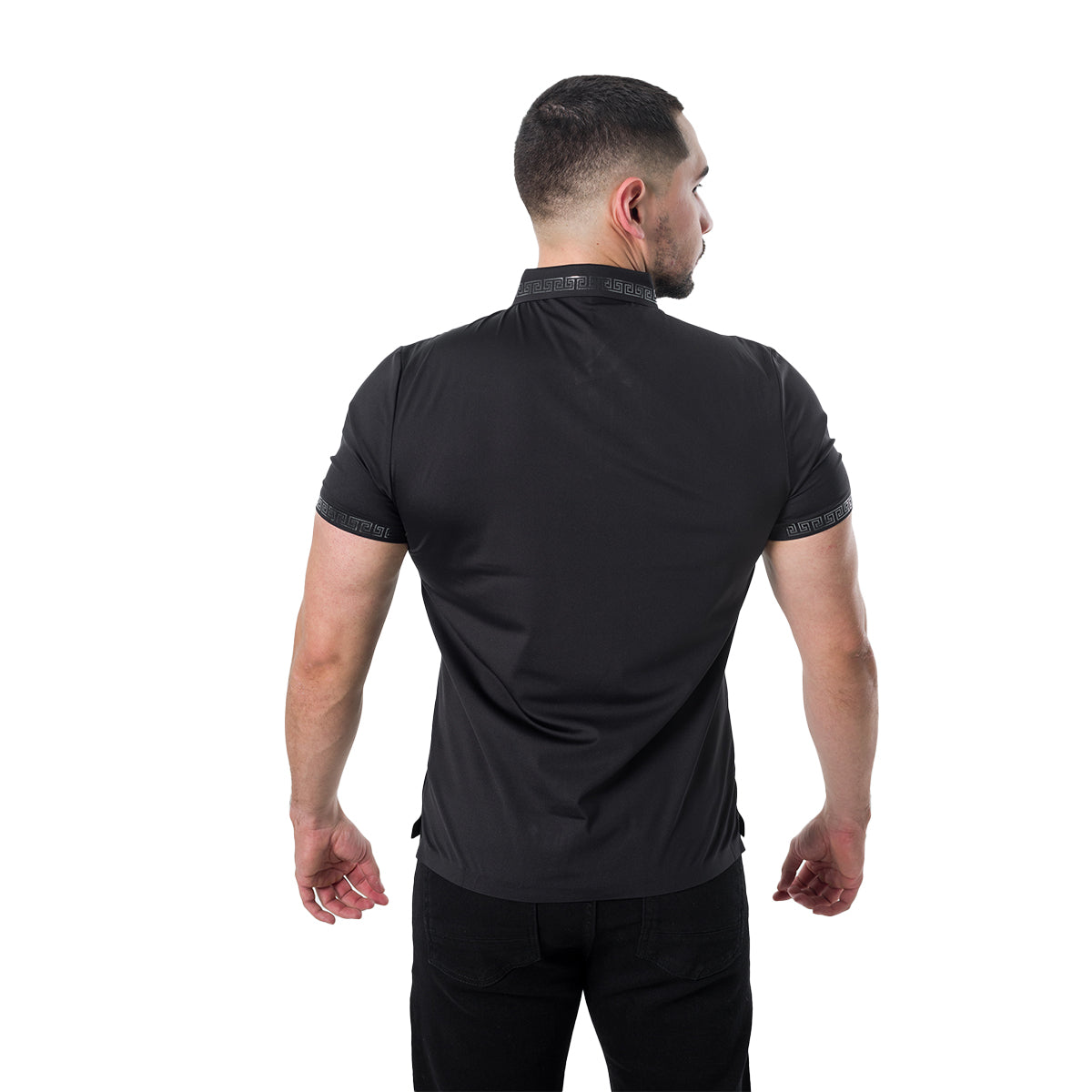 PLAYERA BAROCCO BLACK PS527BLACKSILVER