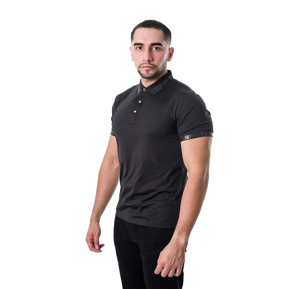 PLAYERA BAROCCO BLACK PS527BLACKSILVER