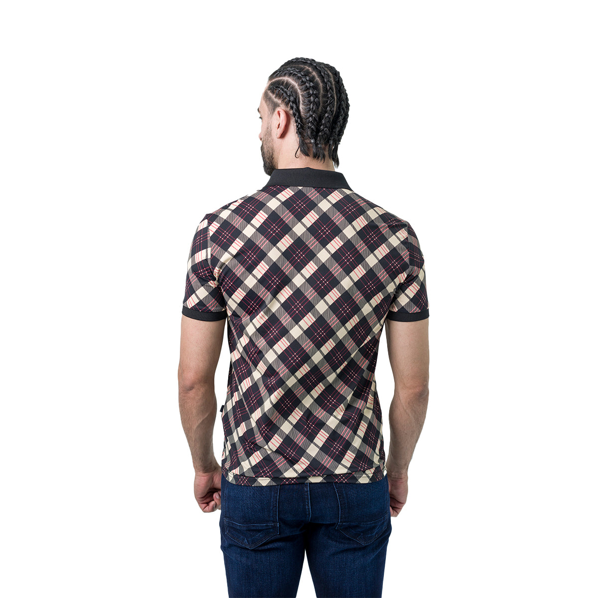 PLAYERA BARABAS 3PM01BLACKCREAM