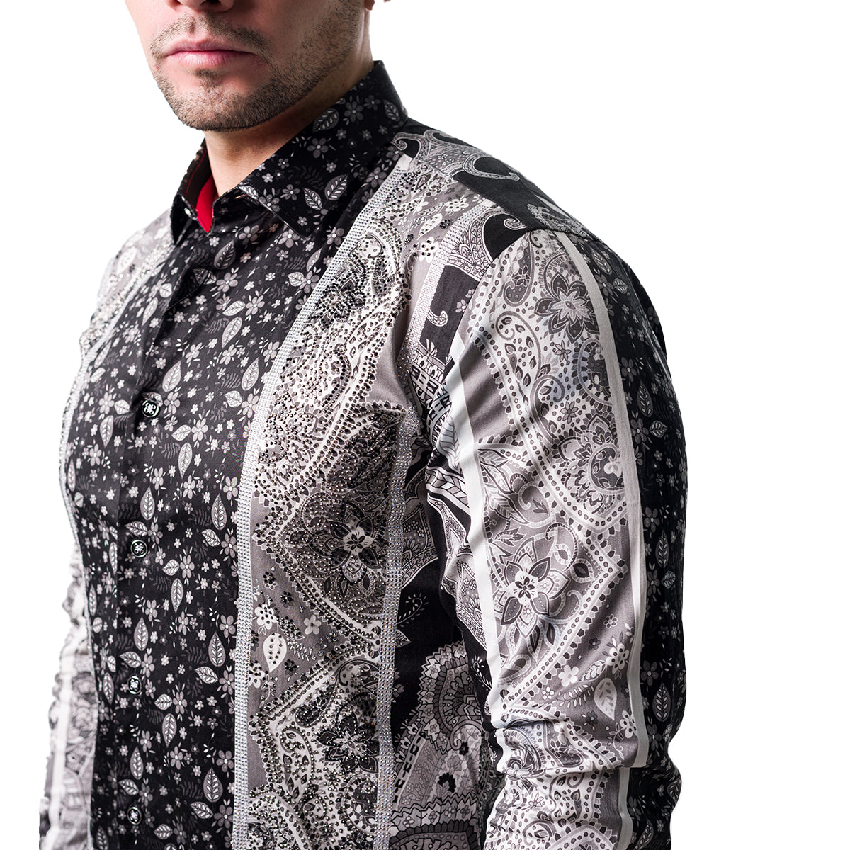 CAMISA MANGA LARGA BARABAS BLACK 4SPR01BLACK