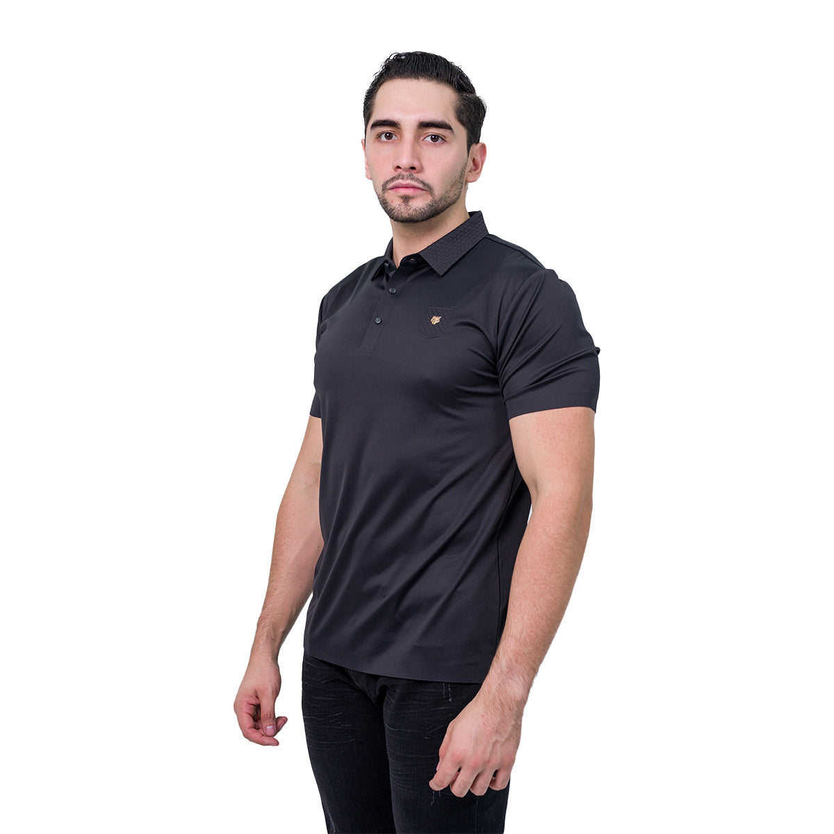 PLAYERA BAROCCO BLACK PS540BLACK
