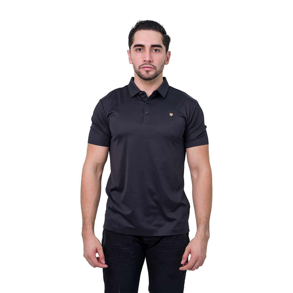 PLAYERA BAROCCO BLACK PS540BLACK
