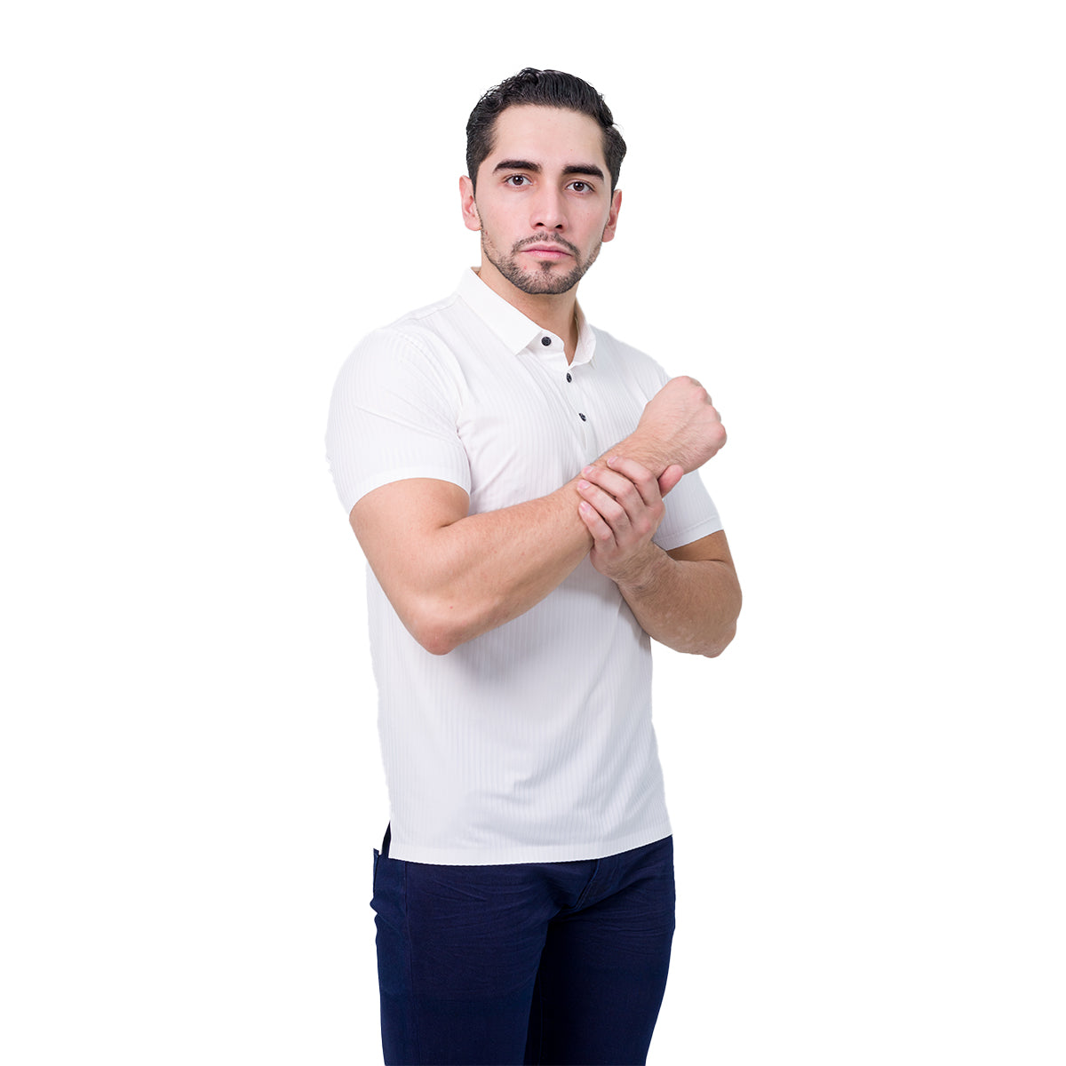 PLAYERA BAROCCO WHITE PS514WHITE