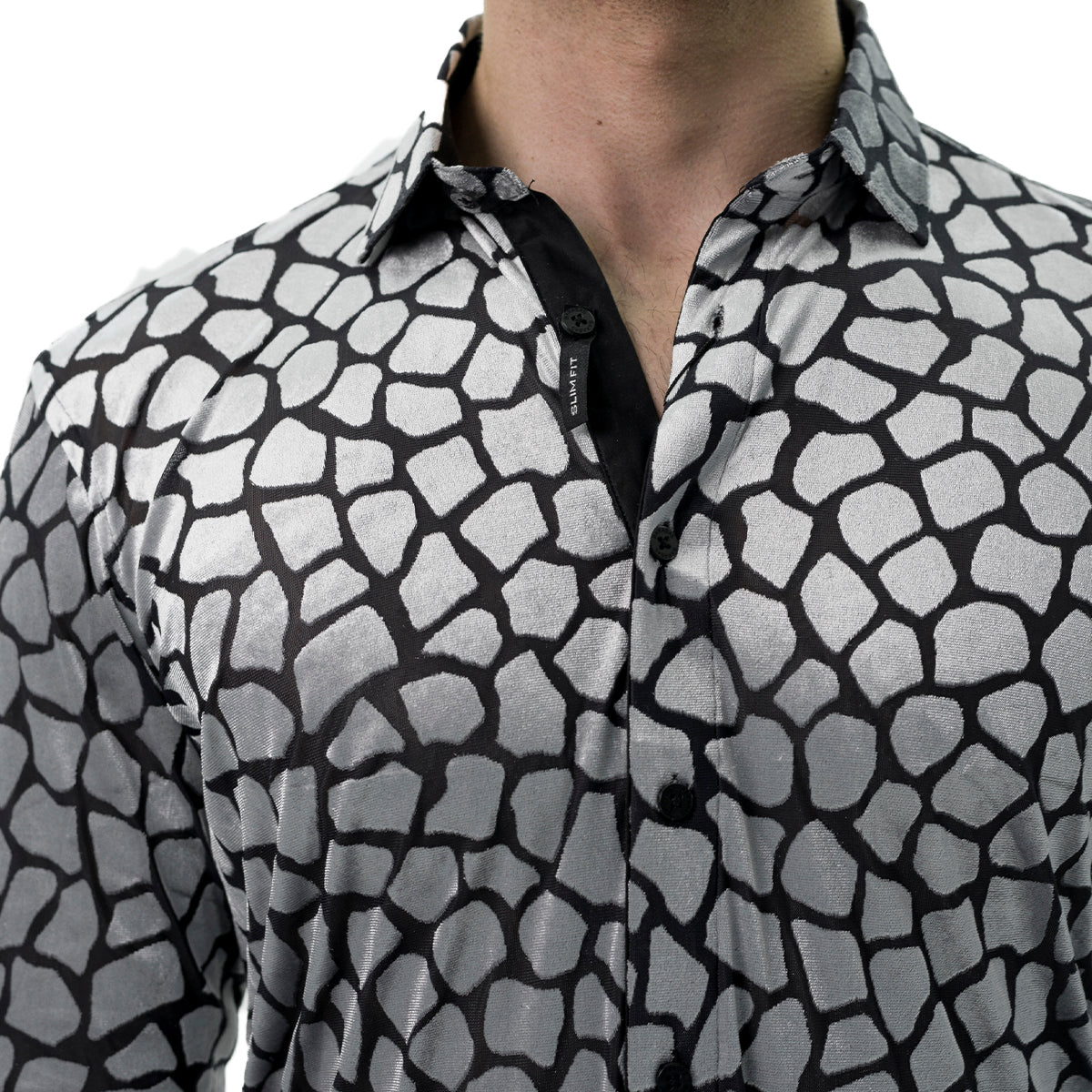 CAMISA MANGA LARGA BARABAS 2VSL12BLACKSILVER