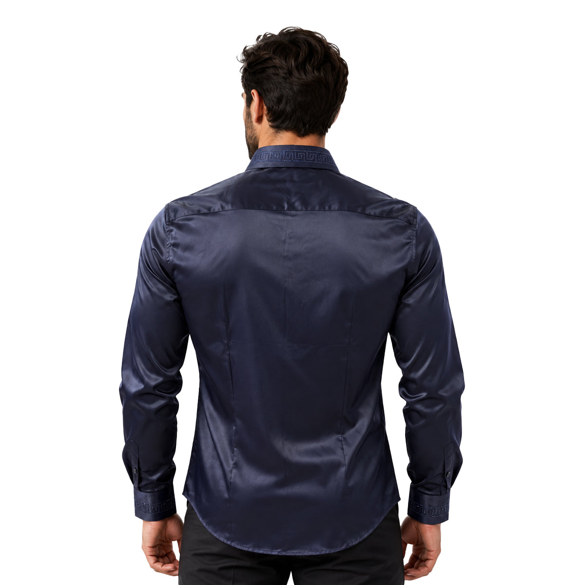 CAMISA PAVINI MANGA LARGA NAVY PVLS300NAVY