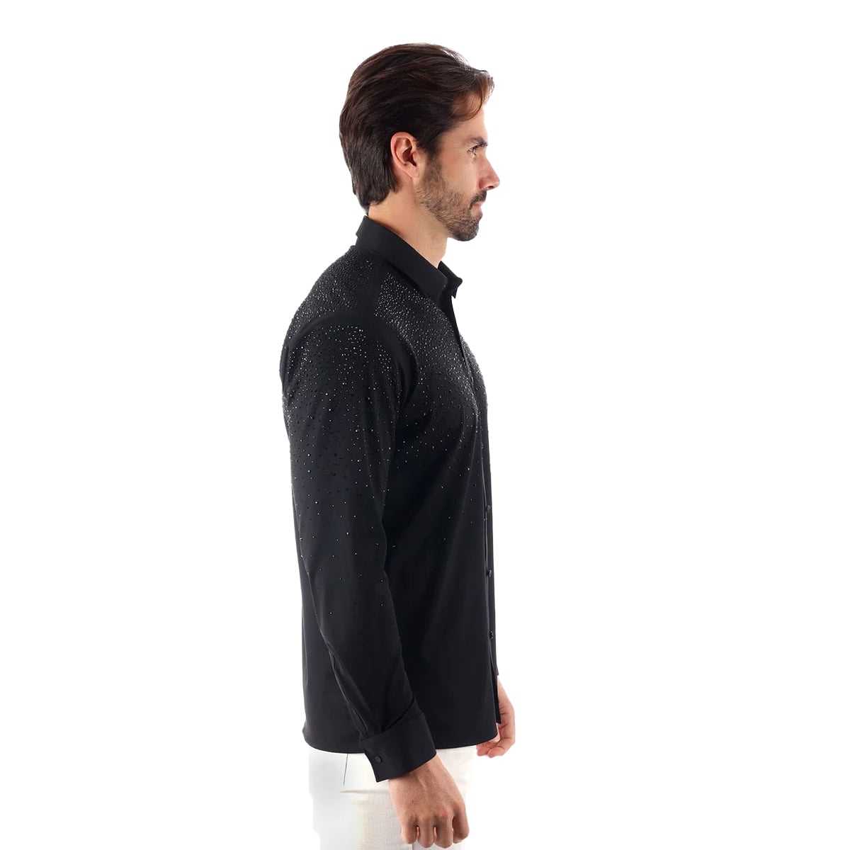 CAMISA BARABAS MANGA LARGA 4B06BLACKBLACK