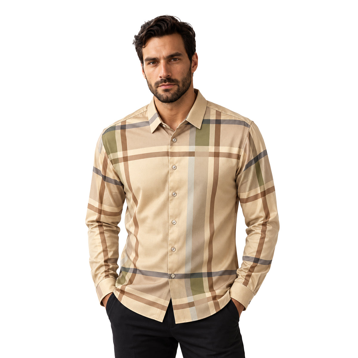 CAMISA PAVINI MANGA LARGA PVLS29011