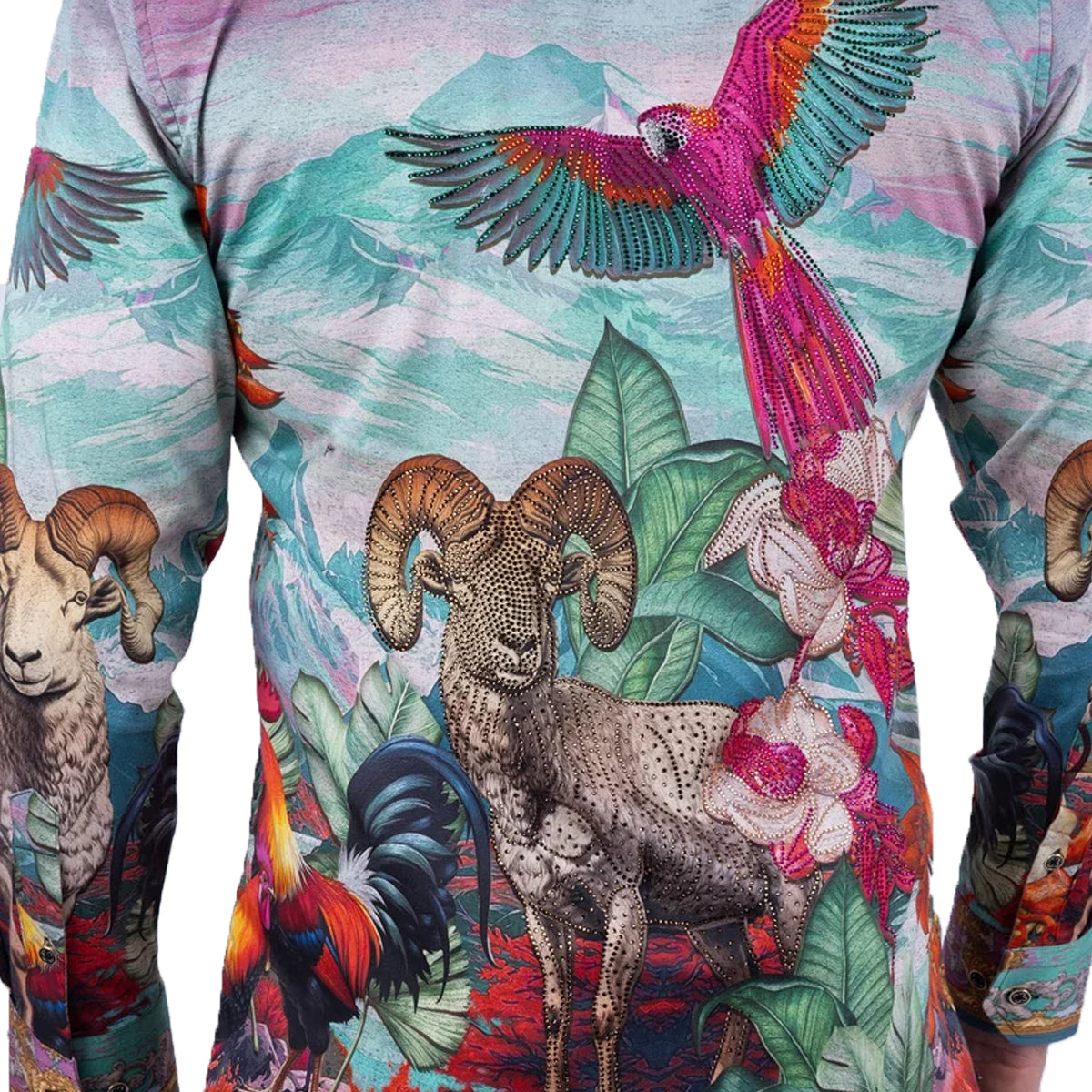 CAMISA BARABAS MANGA LARGA 6SPR10TEAL