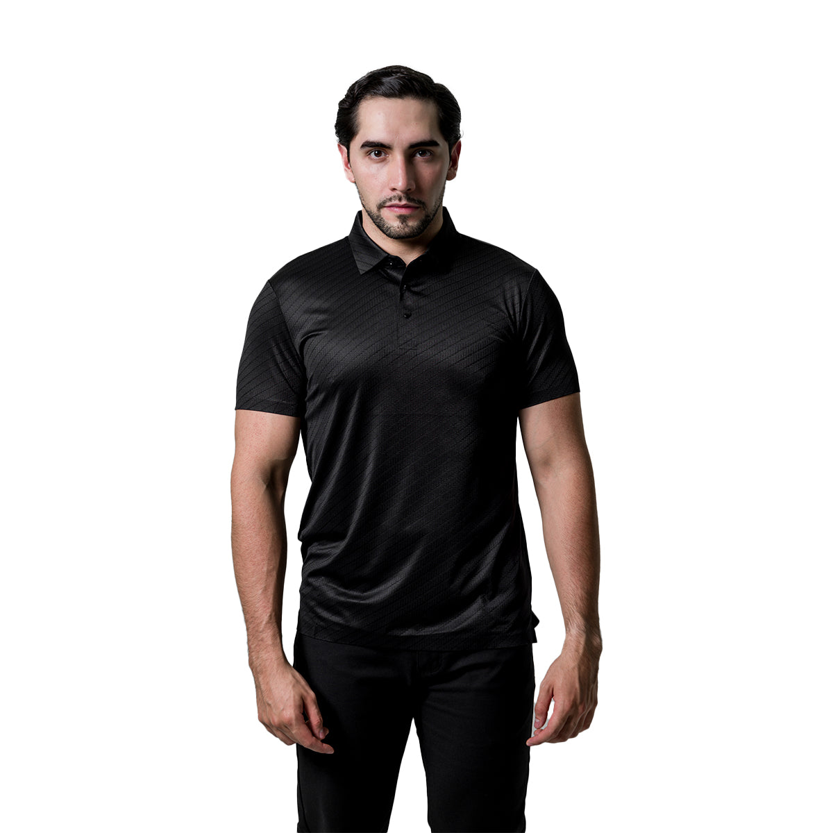 PLAYERA BAROCCO BLACK PS708BLACK