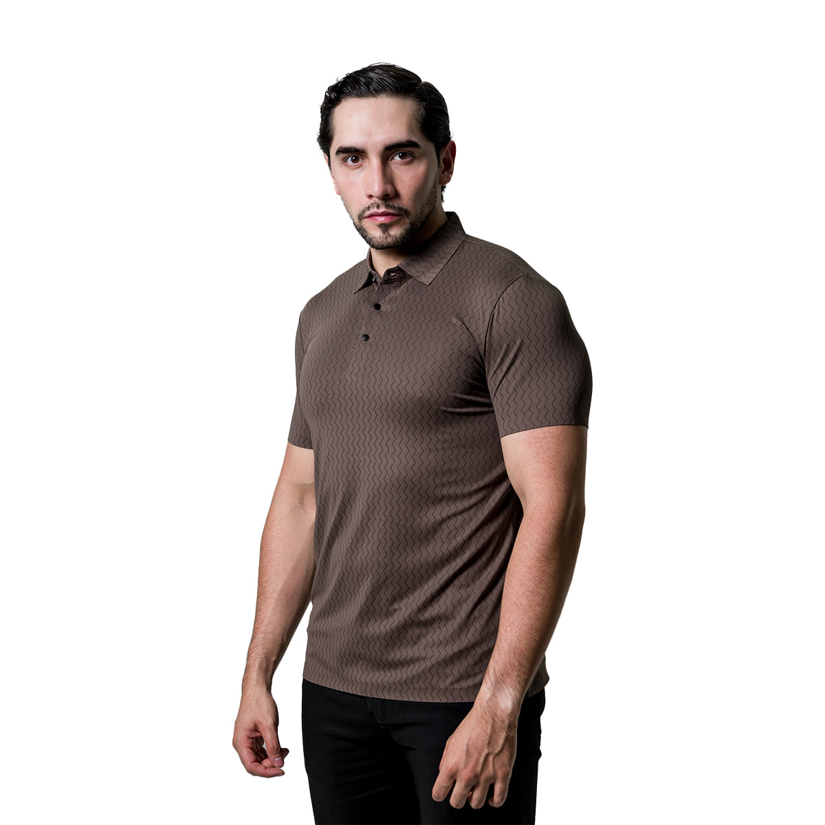 PLAYERA BAROCCO BROWN PS706BROWN