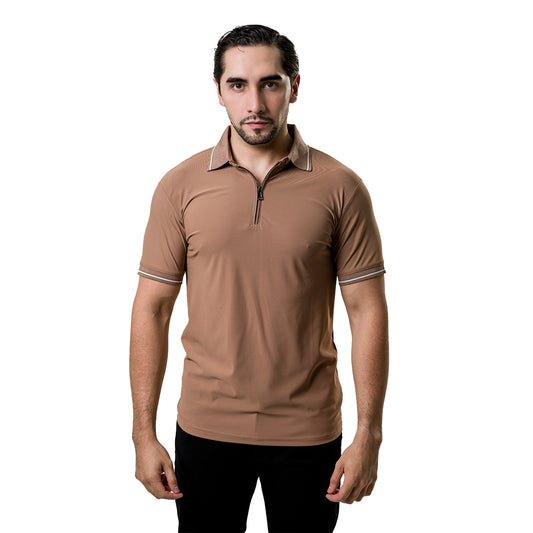 PLAYERA PLATINI KHAKI MXP1056KHAKI