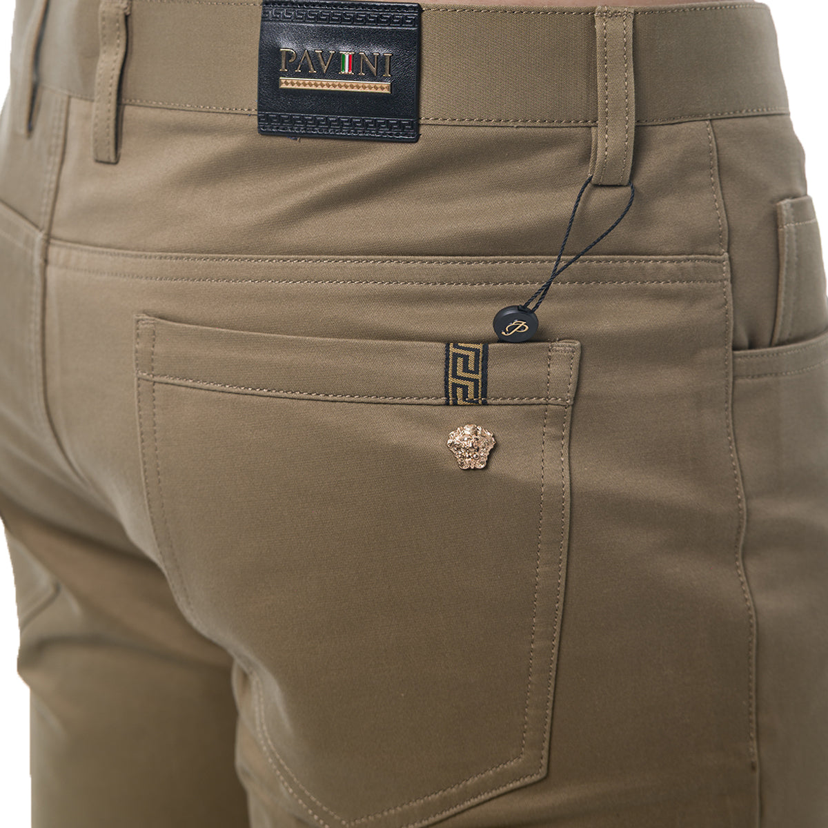 PANTALÓN PAVINI KHAKI P1219KHAKI