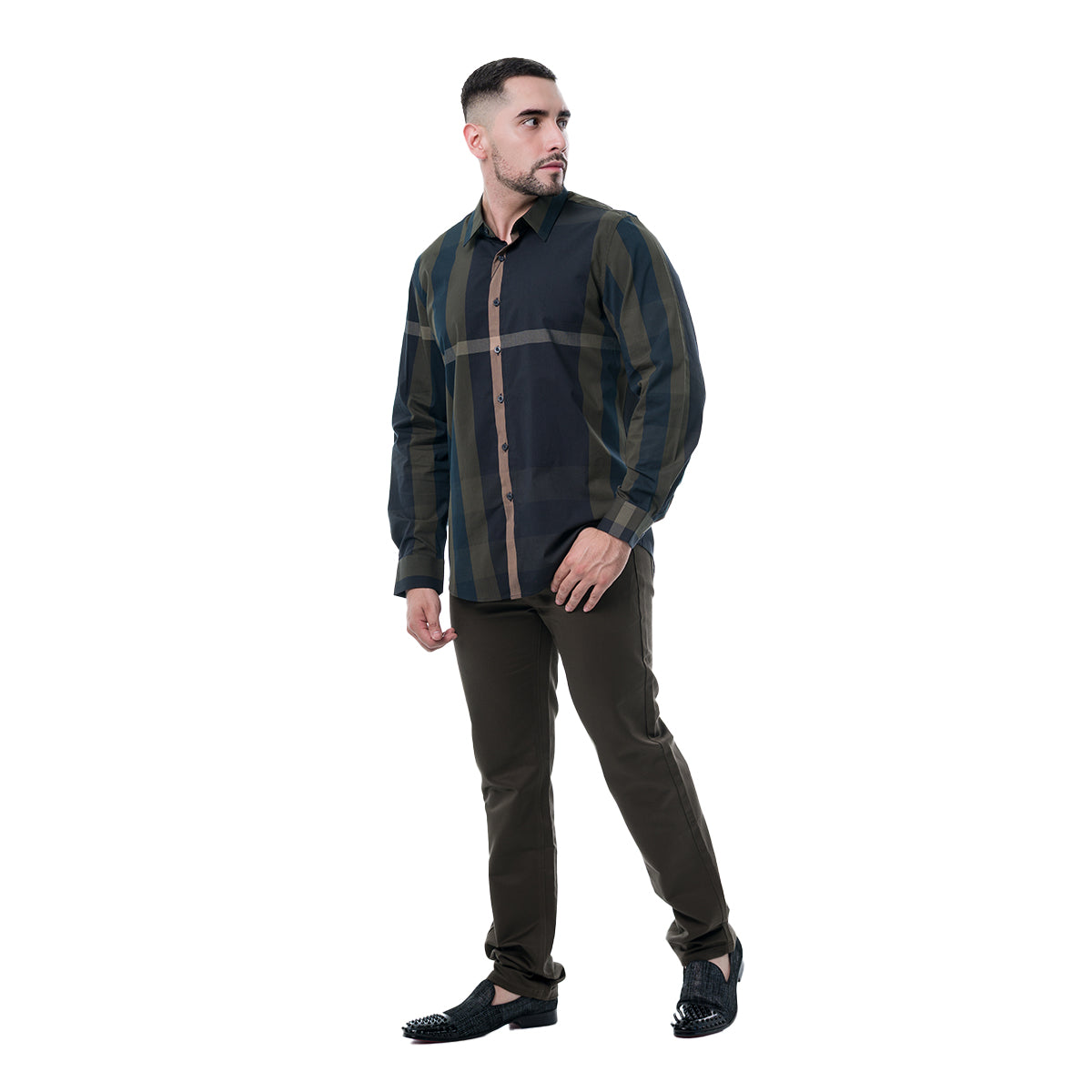 CAMISA MANGA LARGA GREEN CLAVI CJLS103GREEN