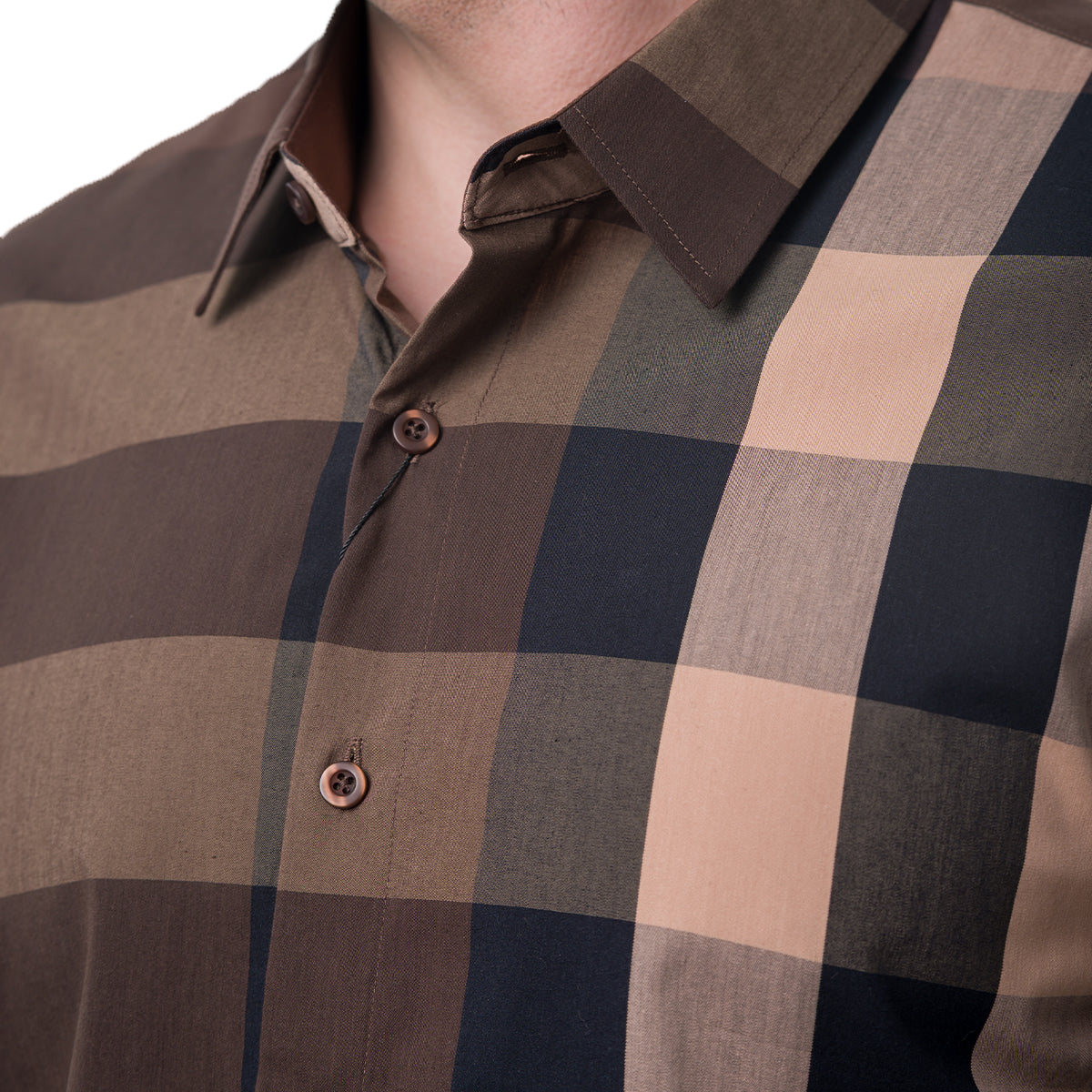 CAMISA MANGA CORTA COFFEE CLAVI CJSS207COFFEE
