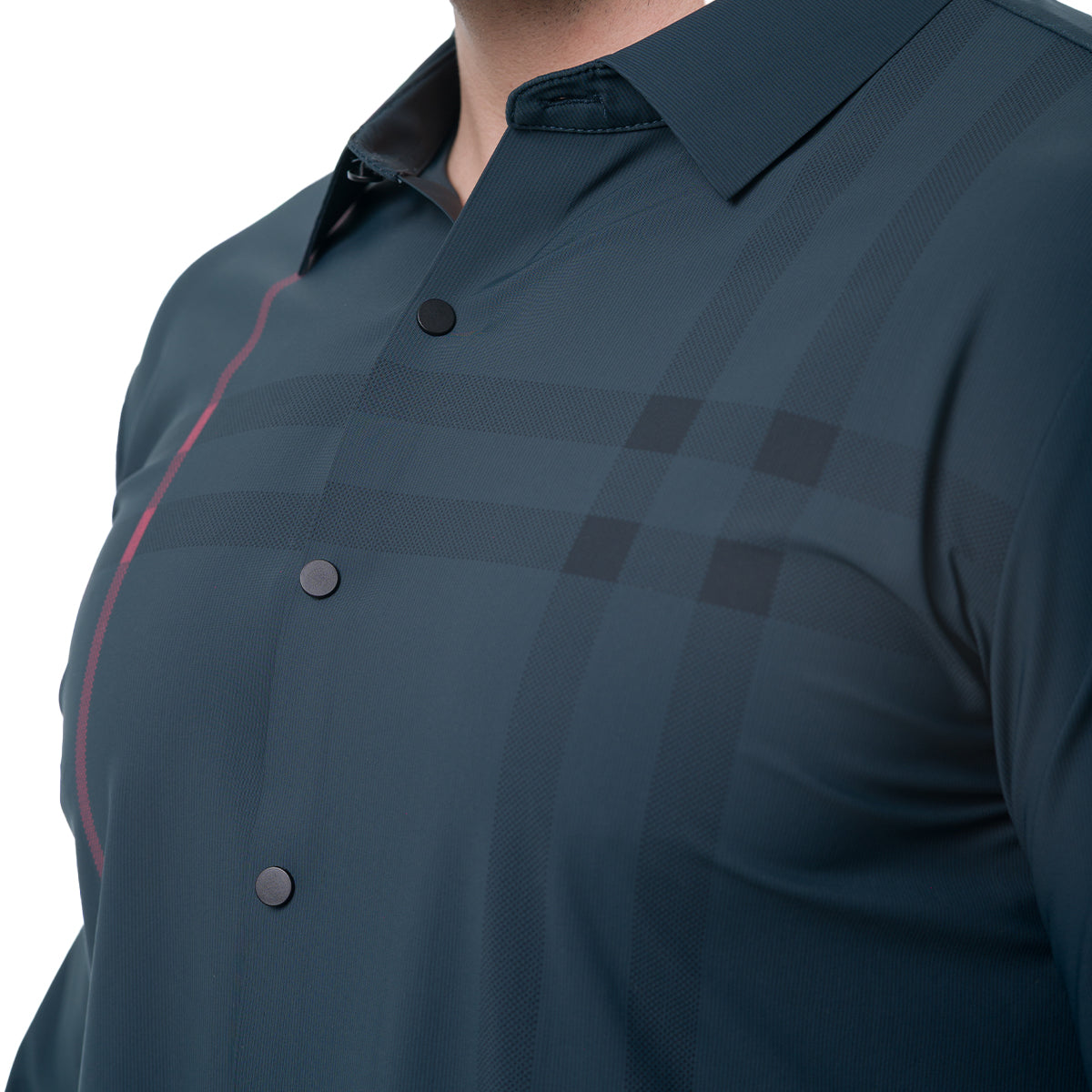 CAMISA MANGA LARGA DARK NAVY MODERNO MJLSL217DARKNAVY