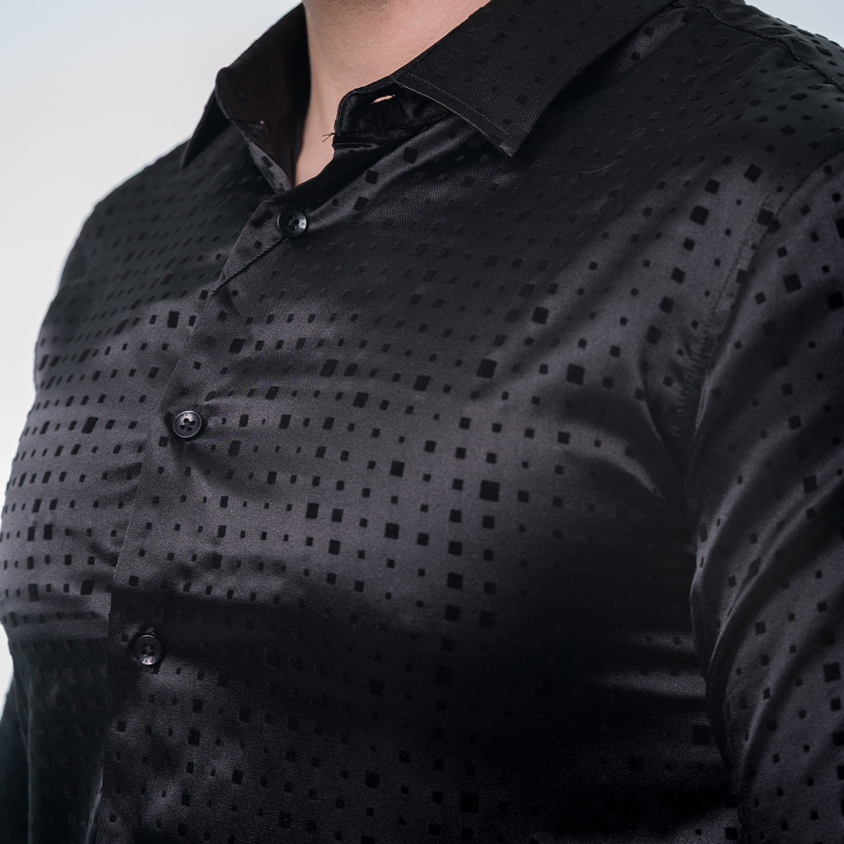 CAMISA MANGA LARGA BLACK PAVINI PVLS20101