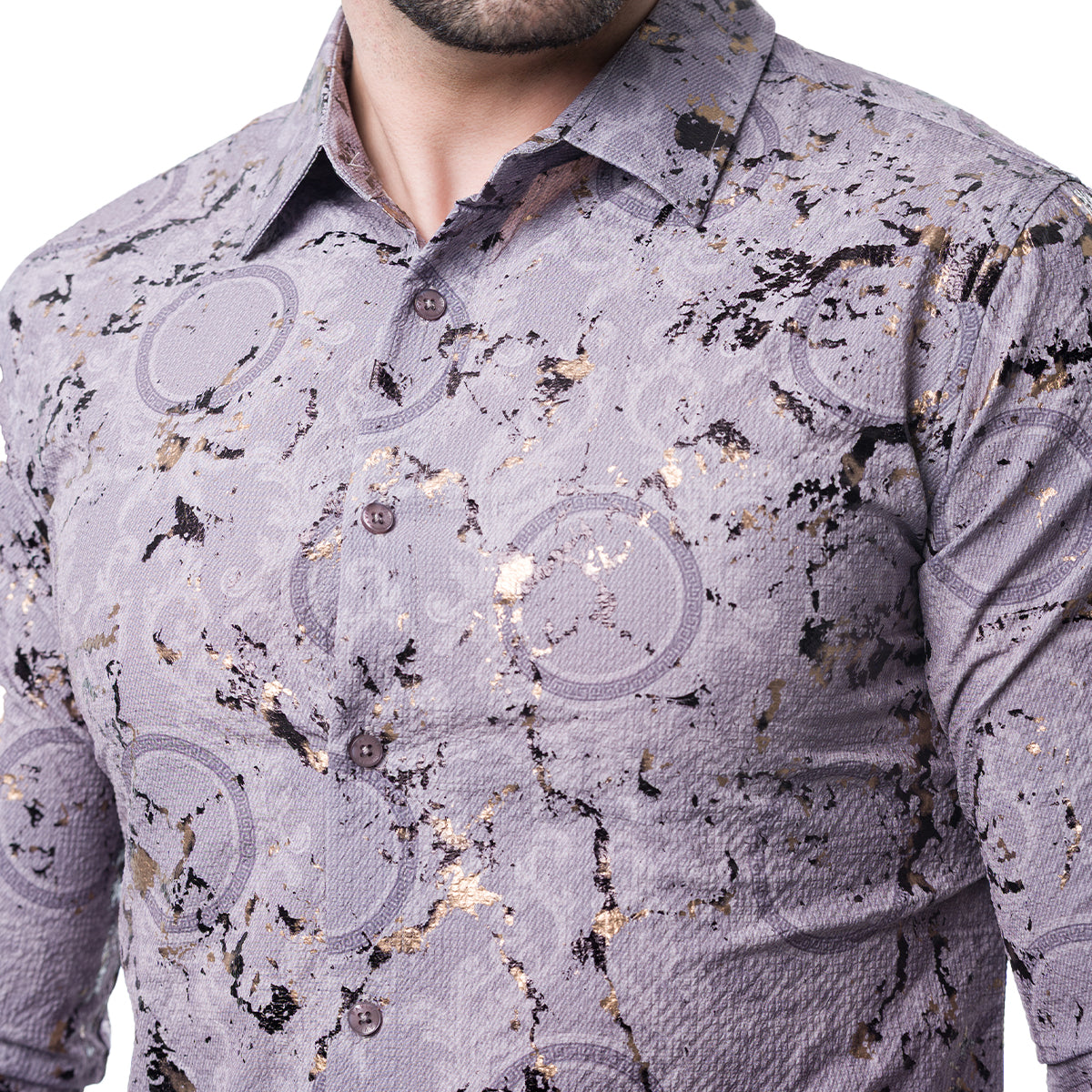 CAMISA MANGA LARGA GRAY PAVINI PVLS23401
