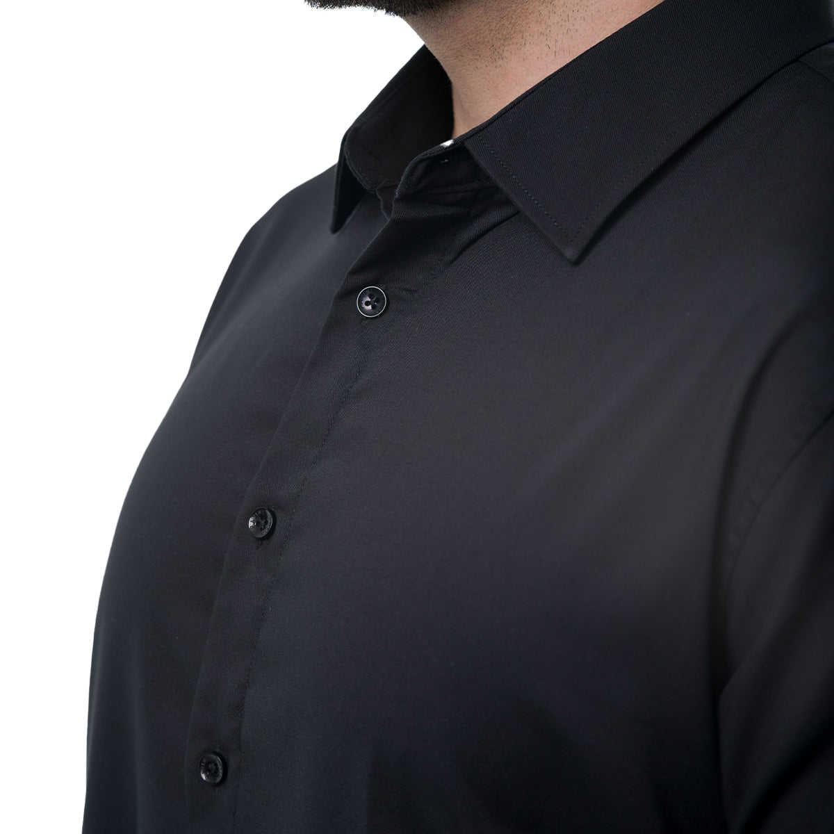 CAMISA MANGA LARGA BLACK PAVINI PVLS19305