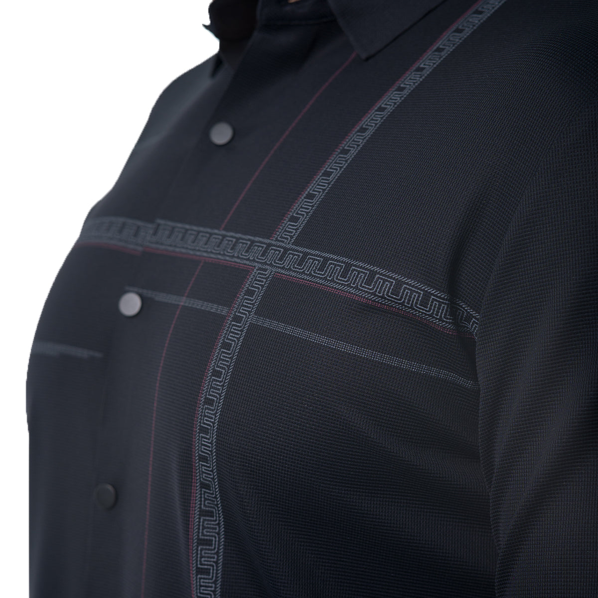CAMISA MANGA LARGA BLACK MODERNO MJLSL201BLACK
