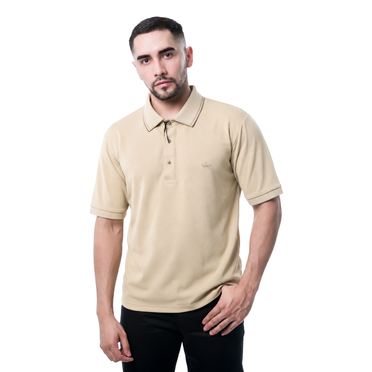 PLAYERA PAVINI BEIGE P26052BEIGE