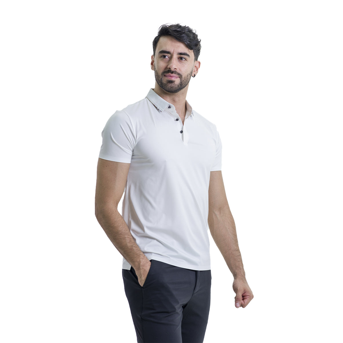 PLAYERA BAROCCO WHITE PS524WHITE